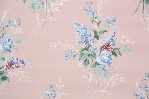 1950s Floral Vintage Wallpaper