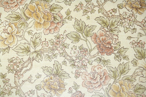 1970s Floral Vintage Wallpaper