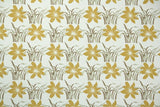1970s Floral Vinyl Vintage Wallpaper