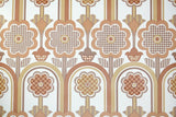 1970s Floral Vintage Wallpaper