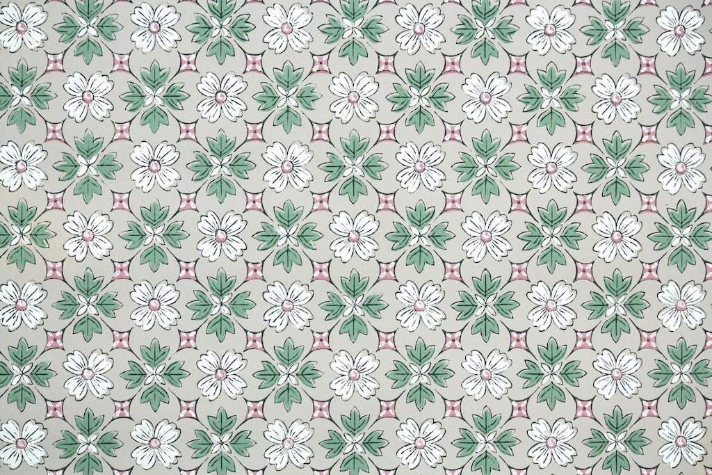 1940s Geometric Vintage Wallpaper
