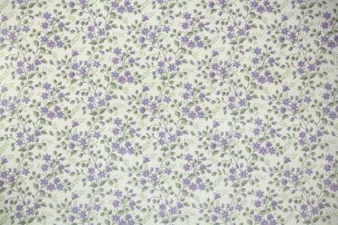 1970s Floral Vintage Wallpaper