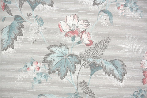 1950s Floral Vintage Wallpaper