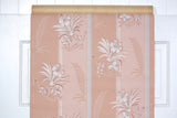 1940s Floral Stripe Vintage Wallpaper