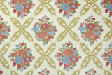 1970s Floral Vintage Wallpaper