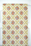 1970s Floral Vintage Wallpaper