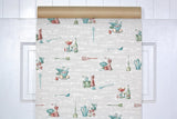 1950s Kitchen Vintage Wallpaper
