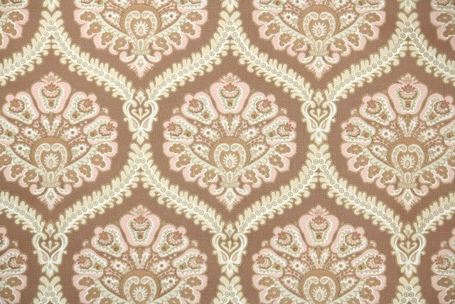 1960s Damask Vintage Wallpaper