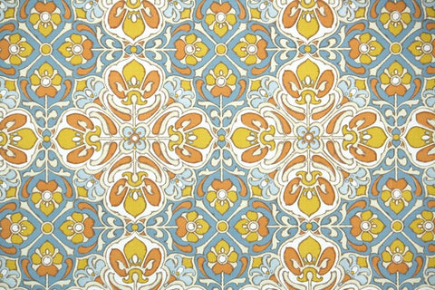 1970s Geometric Vintage Wallpaper