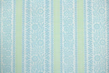 1970s Floral Stripe Vintage Wallpaper
