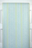1970s Floral Stripe Vintage Wallpaper