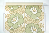 1970s Floral Vintage Wallpaper