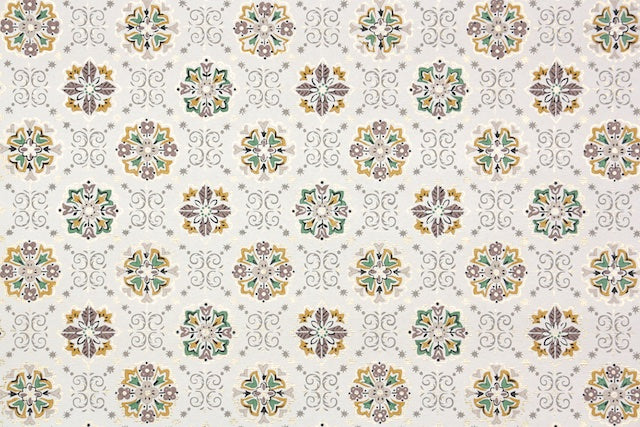 1950s Geometric Vintage Wallpaper