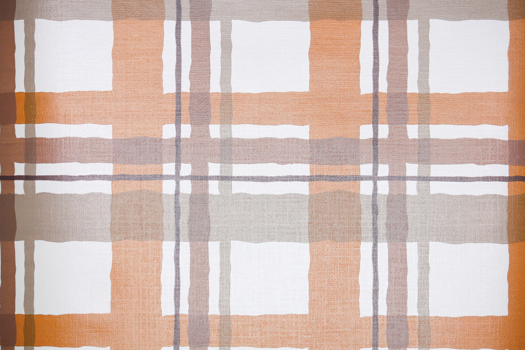 1970s Plaid Vintage Wallpaper