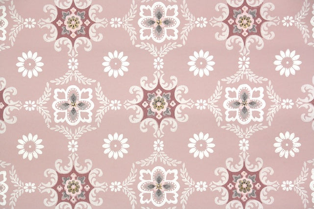 1950s Geometric Vintage Wallpaper