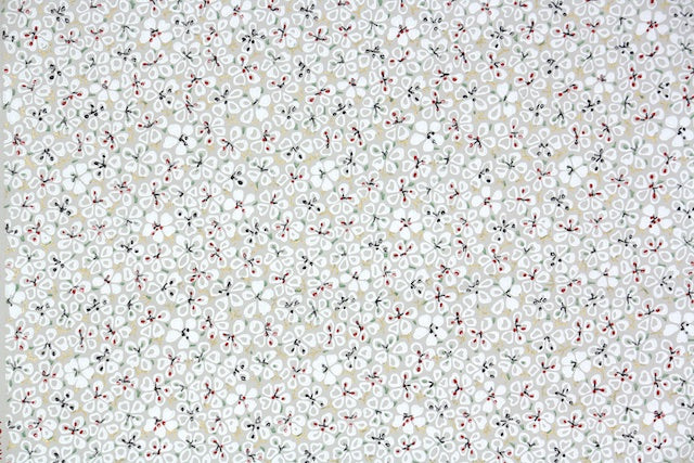 1950s Floral Vintage Wallpaper