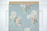 1940s Floral Vintage Wallpaper