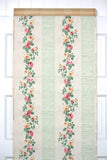 1940s Floral Stripe Vintage Wallpaper