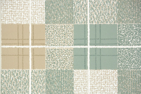1950s Plaid Vintage Wallpaper