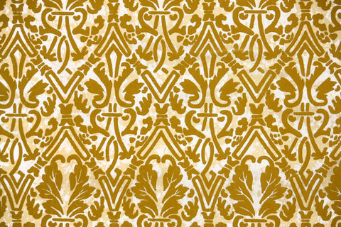 1970s Vintage Flock Wallpaper