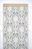 1940s Floral Damask Vintage Wallpaper