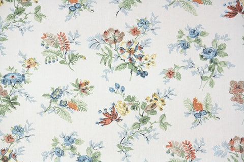 1960s Floral Vintage Wallpaper