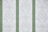 1950s Damask Stripe Vintage Wallpaper