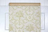 1960s Floral Vintage Wallpaper