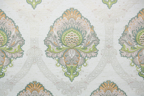 1960s Damask Vintage Wallpaper