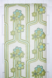 1960s Floral Vintage Wallpaper
