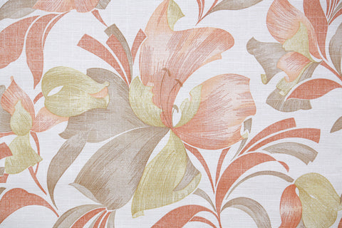 1960s Floral Vintage Wallpaper