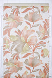 1960s Floral Vintage Wallpaper