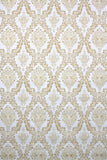 1970s Damask Vinyl Vintage Wallpaper