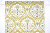1970s Damask Vinyl Vintage Wallpaper