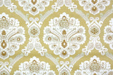 1970s Damask Vinyl Vintage Wallpaper
