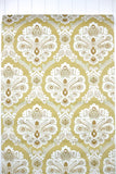 1970s Damask Vinyl Vintage Wallpaper