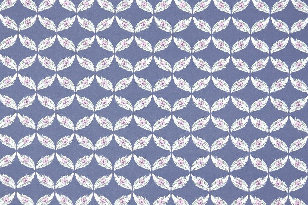 1980s Floral Vintage Wallpaper