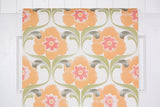 1960s Floral Vintage Wallpaper