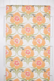 1960s Floral Vintage Wallpaper