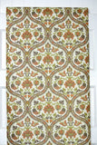 1970s Floral Damask Vintage Wallpaper