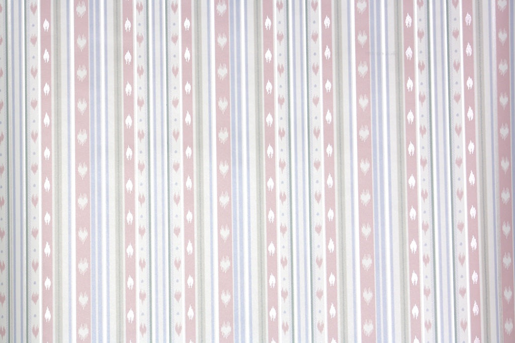 1980s Stripe Vintage Wallpaper