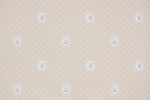 1980s Floral Vintage Wallpaper