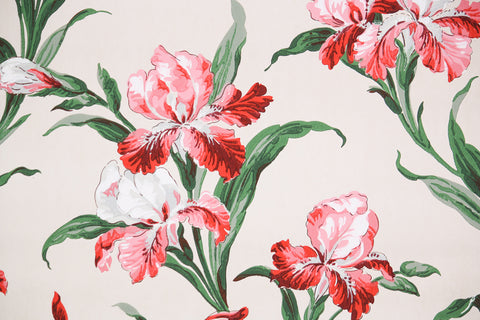 1940s Floral Vintage Wallpaper