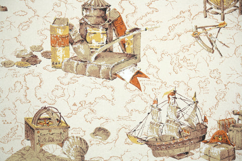 1960s Novelty Vintage Wallpaper