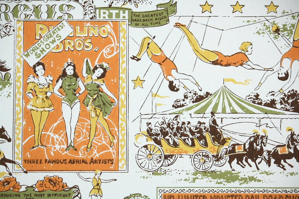 1960s Novelty Vintage Wallpaper