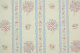 1970s Floral Vintage Wallpaper