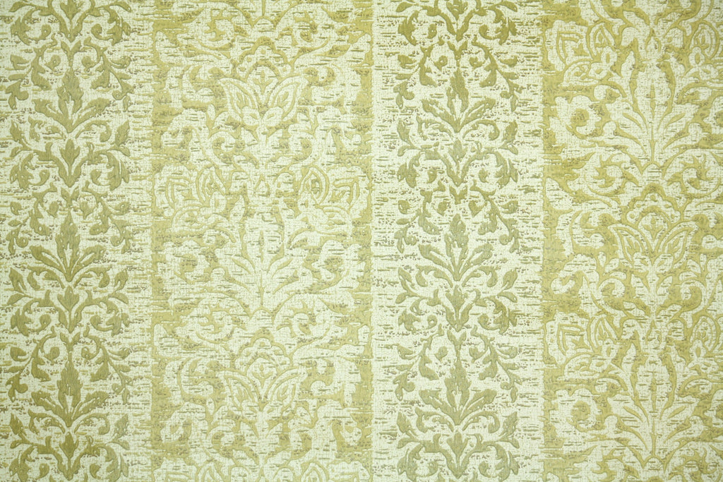 1970s Damask Stripe Vintage Wallpaper