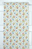 1960s Floral Vintage Wallpaper