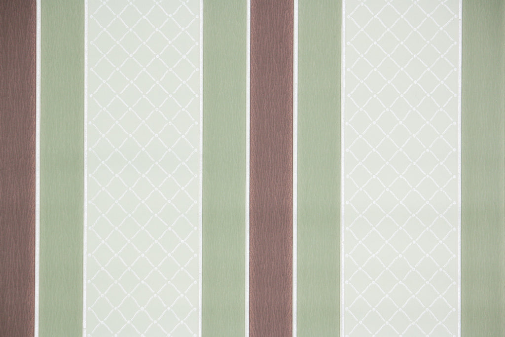 1950s Stripe Vintage Wallpaper