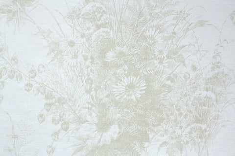 1980s Floral Vintage Wallpaper
